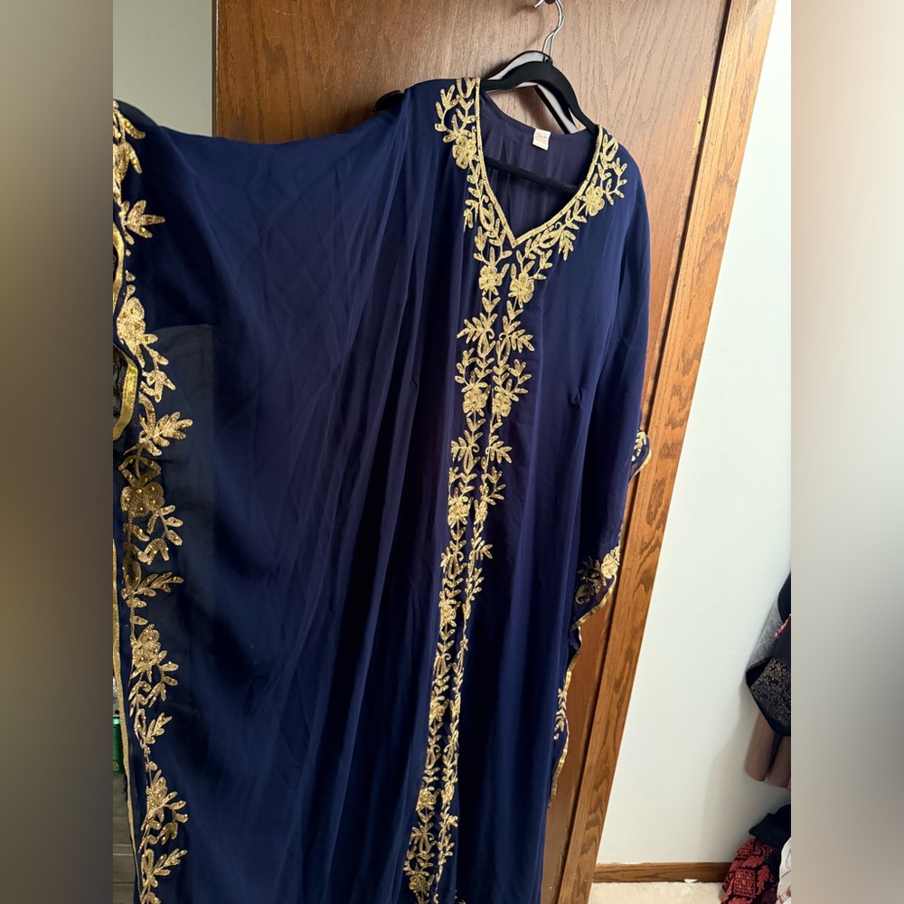 Beaded abaya